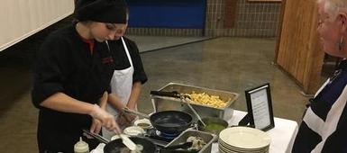 Culinary students at McEvoy present a grand feast