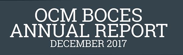 Hot off the presses: OCM BOCES Annual Report
