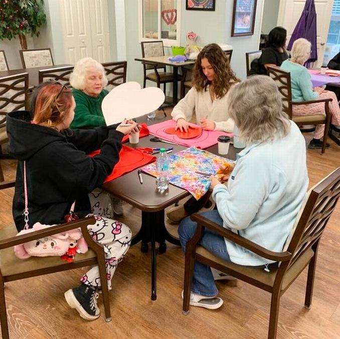 Innovation Tech spreads joy of Valentine's Day with local seniors